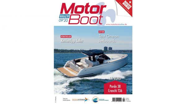 Pardo 38 on Motorboot Magazin 09-2020 cover page.jpg
