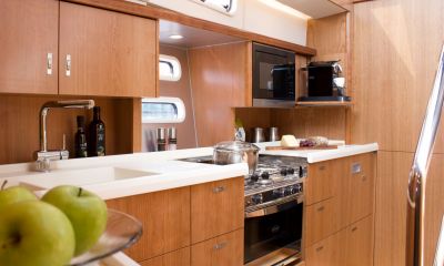 Moody DS 54 - Neues Interieur: "Galley down"-Version