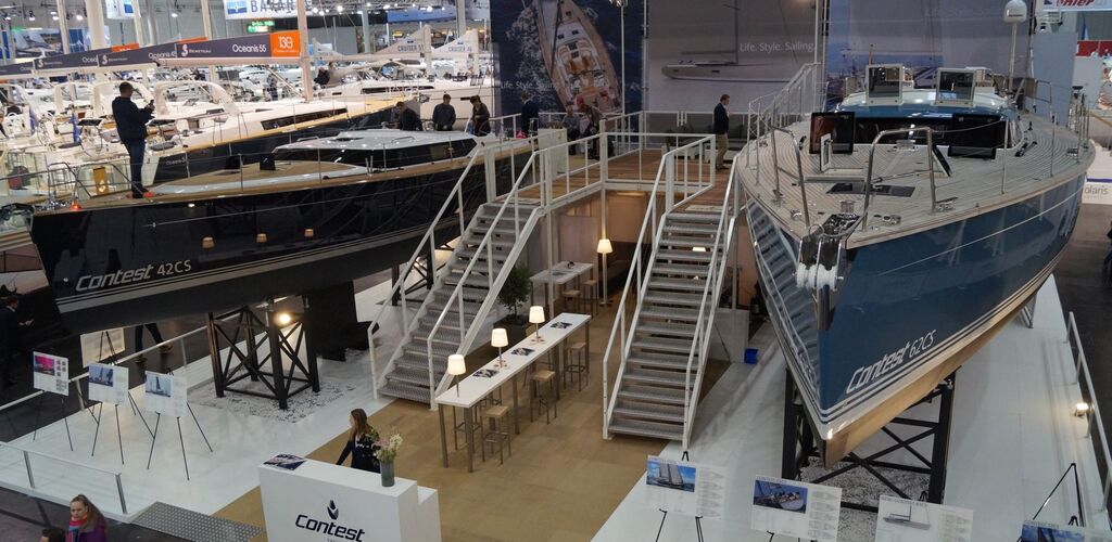 Contest-Messestand auf der boot in Düsseldorf
