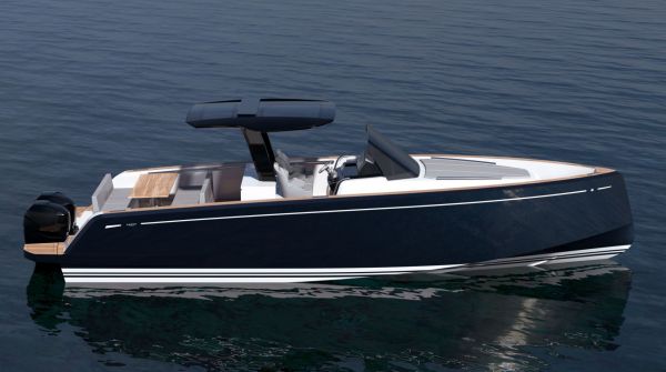 Pardo 38 Rendering mit Außenbordmotoren